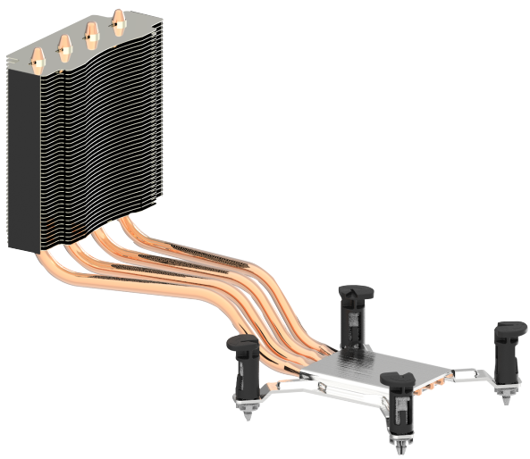 Industriell styrd L-typ värmerörsradiator