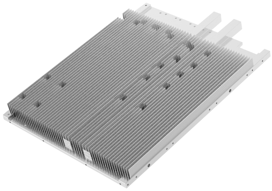 Vätskekylningsradiator i aluminiumlegering