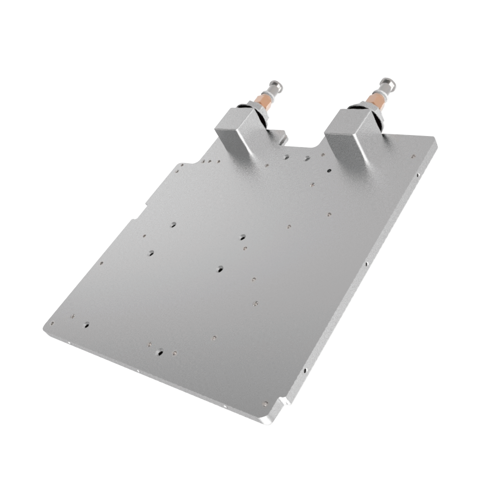St&auml;mpling v&auml;tskekyld kylare i aluminiumlegering
